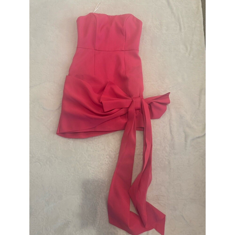 Elliatt Rays Mini Dress in Fuchsia - Hot Pink night out occasion size S